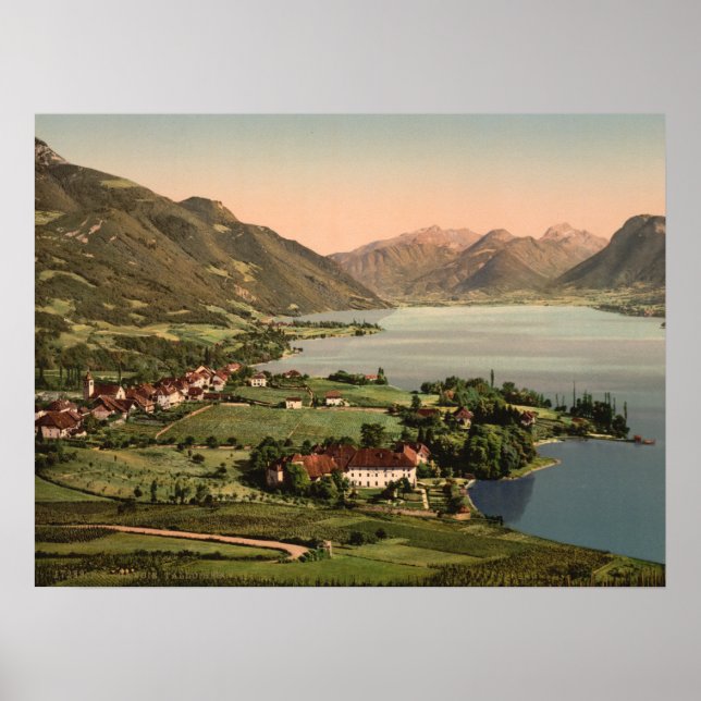 Póster Talloires, Annecy, Francia (Frente)