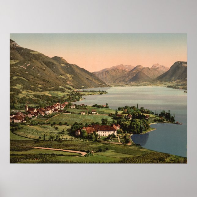 Póster Talloires, Annecy, Francia (Frente)