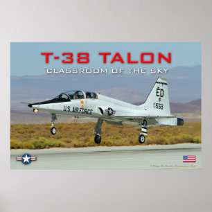 PÓSTER TALÓN T-38C