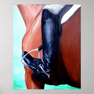 Póster ¡Talones abajo!