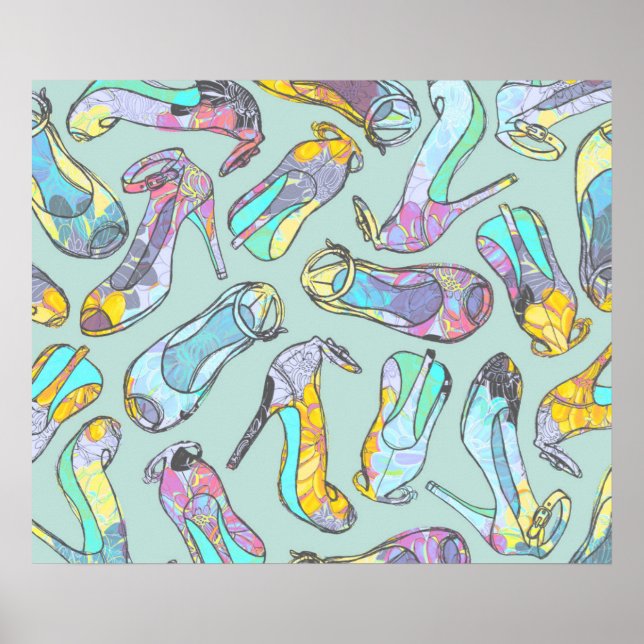 Póster Talones altos (Frente)