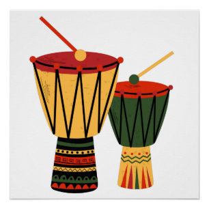 Póster Tam-Tam africano
