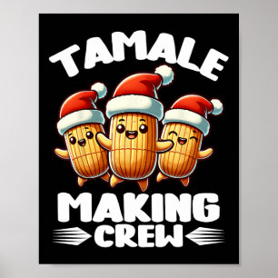 Póster Tamale Creando Tripulación Familia Mexicana De Ali