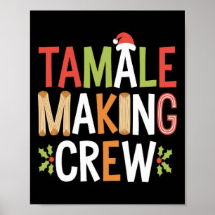 Póster Tamale hace divertida la fiesta de los Navidades m