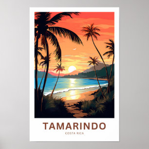 Póster Tamarindo Costa Rica Viaja Imprimir