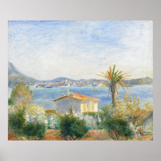 Póster Tamaris, Francia Auguste Renoir (Frente)