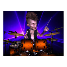 Tambor con el Poster Lasers