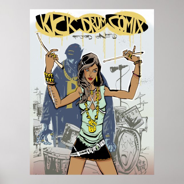 Póster Tambor de mecha una imprenta/Poster (Frente)