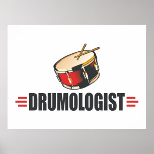 Póster Tambor divertido