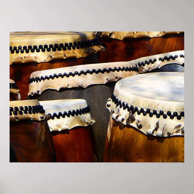 Póster Tambores japoneses (Frente)