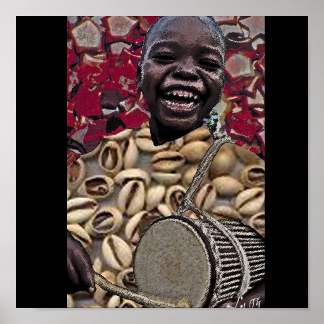 Póster tamborine eleggua (Frente)