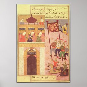 Póster Tamerlane Besieging Urganj