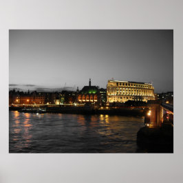 Póster Támesis de Londres