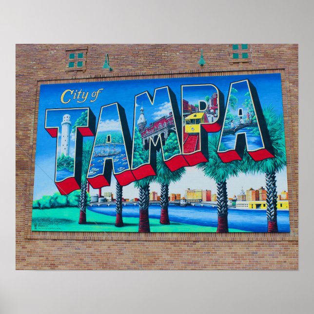 Póster Tampa Florida (Frente)