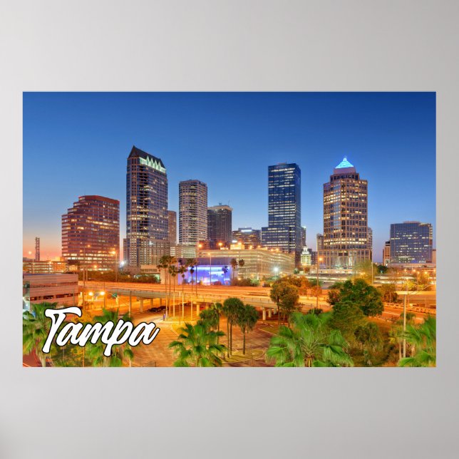 Póster Tampa, Florida, Estados Unidos (Frente)