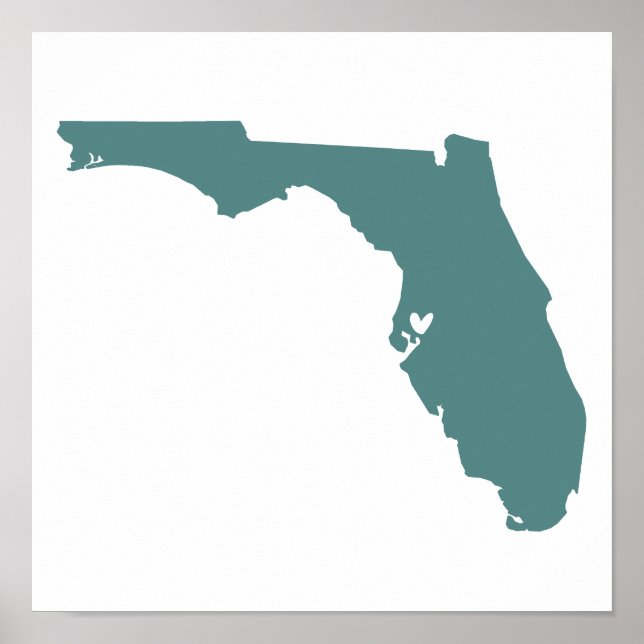 Póster Tampa, Florida Love (Frente)