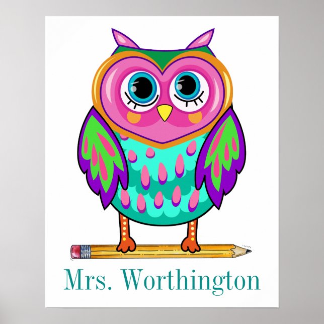 Póster Tan amable Poster docente (Frente)