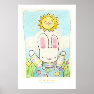Póster Tan grande conejo