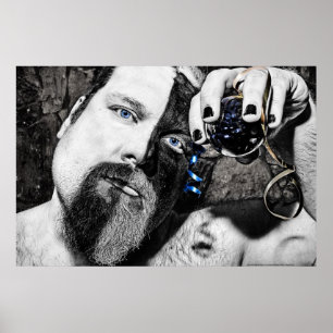 Póster Tan simple como blanco y negro por APG