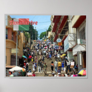 Póster Tananarive - Madagascar -