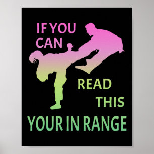 Póster Tang Soo Haz Regalos Para Chicas Karate Shirtial A