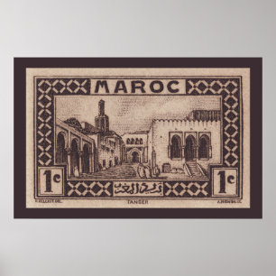 Póster Tánger, Marruecos - Poster