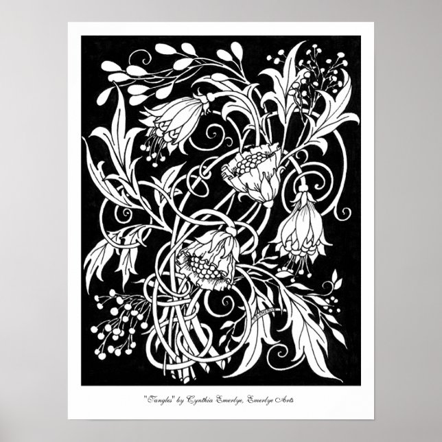 Póster "Tangles" poster (Frente)