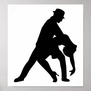 Póster Tango de los pares del baile