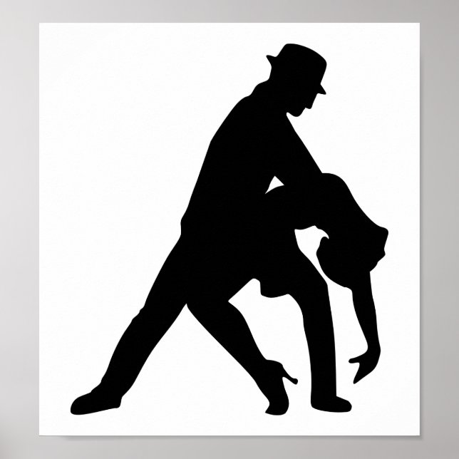 Póster Tango de pareja bailarina (Frente)