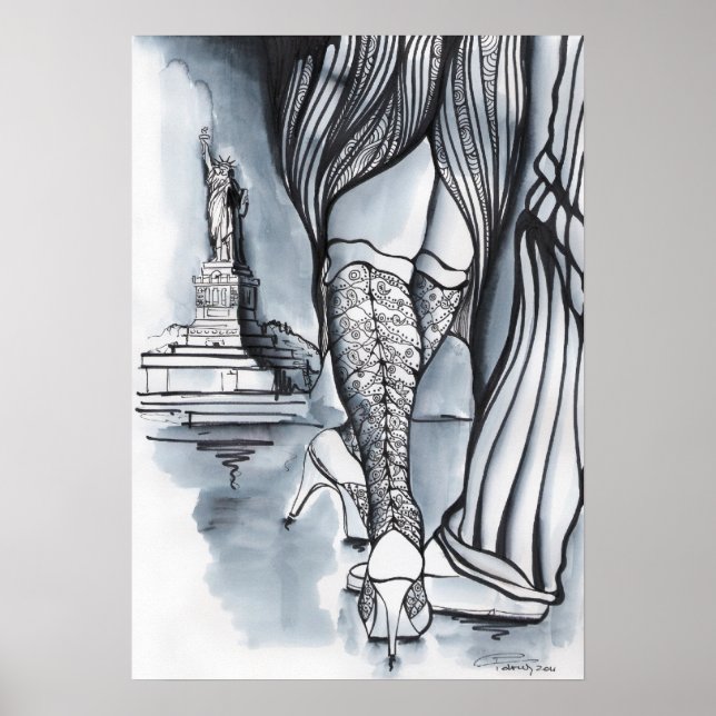 Póster Tango en Nueva York (Frente)