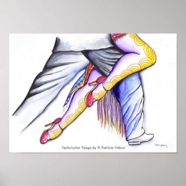 Póster Tango tecnicolor (Frente)
