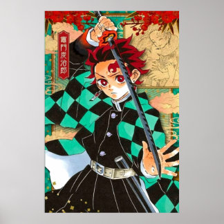 Póster Tanjiro Demon Slayer Manga