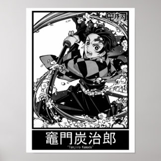 Póster Tanjiro Kamado Kimetsu No Yaiba