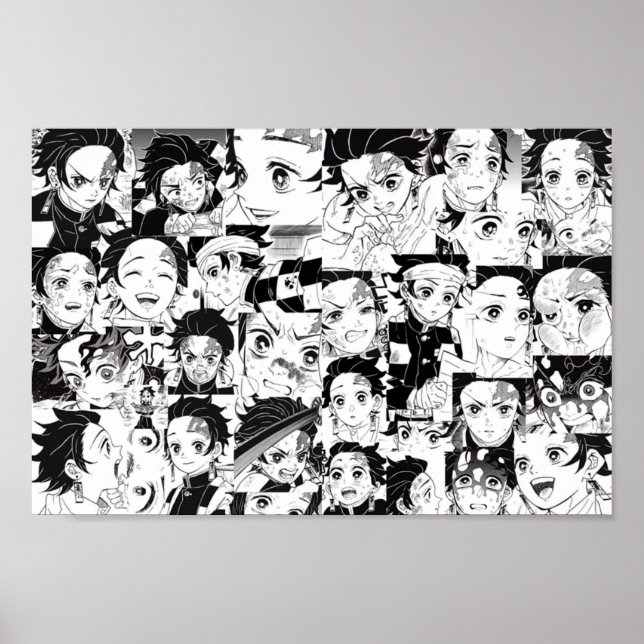 Póster Tanjirou  Demon Slayer  Kimetsu no Yaiba (Frente)