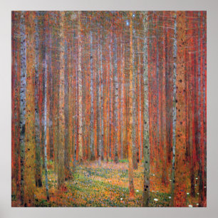 Póster Tannenwald I por Gustav Klimt