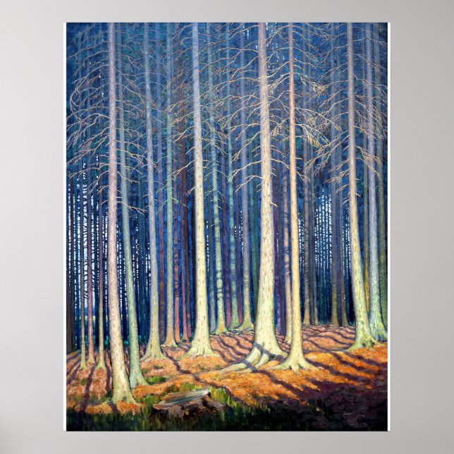 Póster Tannenwald por Albert König (Frente)