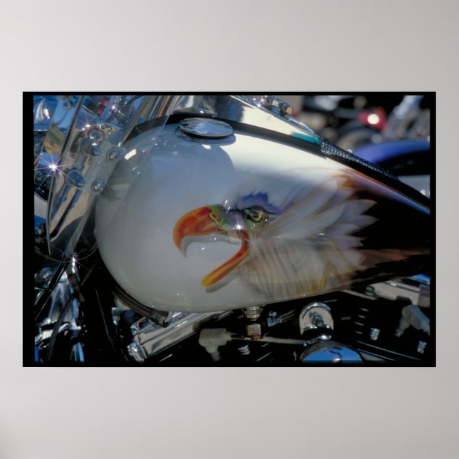 Póster tanque de combustible pintado por personalizados - (Frente)