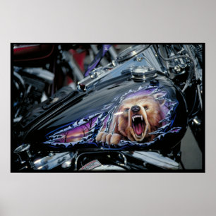 Póster tanque de combustible pintado por personalizados D