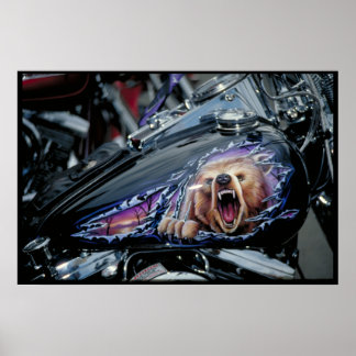 Póster tanque de combustible pintado por personalizados D