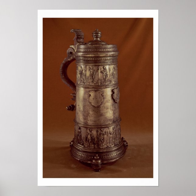 Póster Tanque de la Guild, pewter plateado, 1564 (Frente)