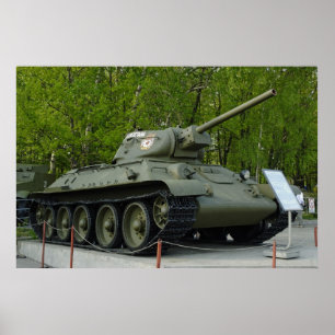 Póster Tanque T-34