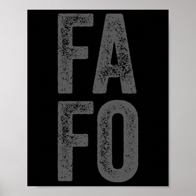 Póster Tantear Alrededor Descubrir  (Frente)