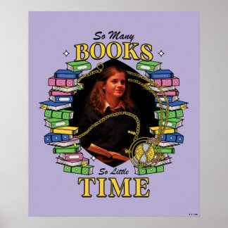 Póster Tantos Libros, Tan Poco Tiempo
