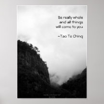 Tao Te Ching No. 2/ Poster