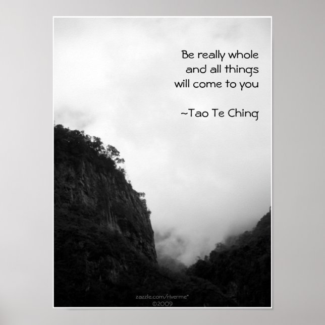 Póster Tao Te Ching No. 2/ Poster (Frente)