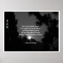Tao Te Ching No. 3/ Poster