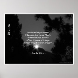 Póster Tao Te Ching No. 3/ Poster