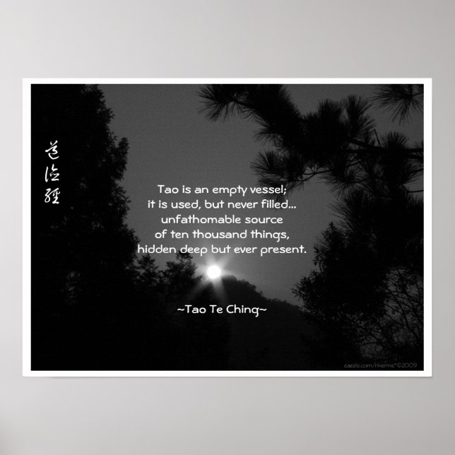 Póster Tao Te Ching No. 3/ Poster (Frente)