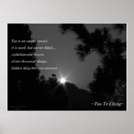 Póster Tao Te Ching No. 3/ Poster
