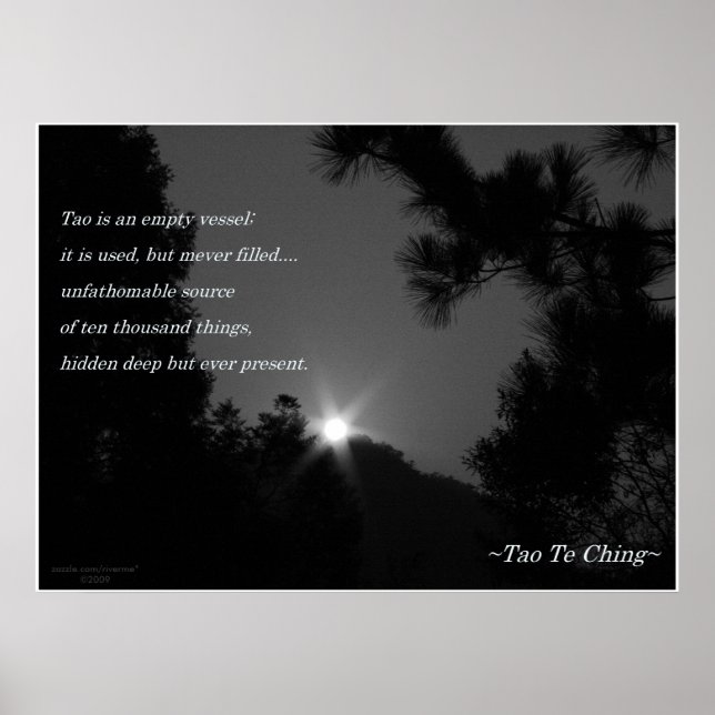 Póster Tao Te Ching No. 3/ Poster (Frente)